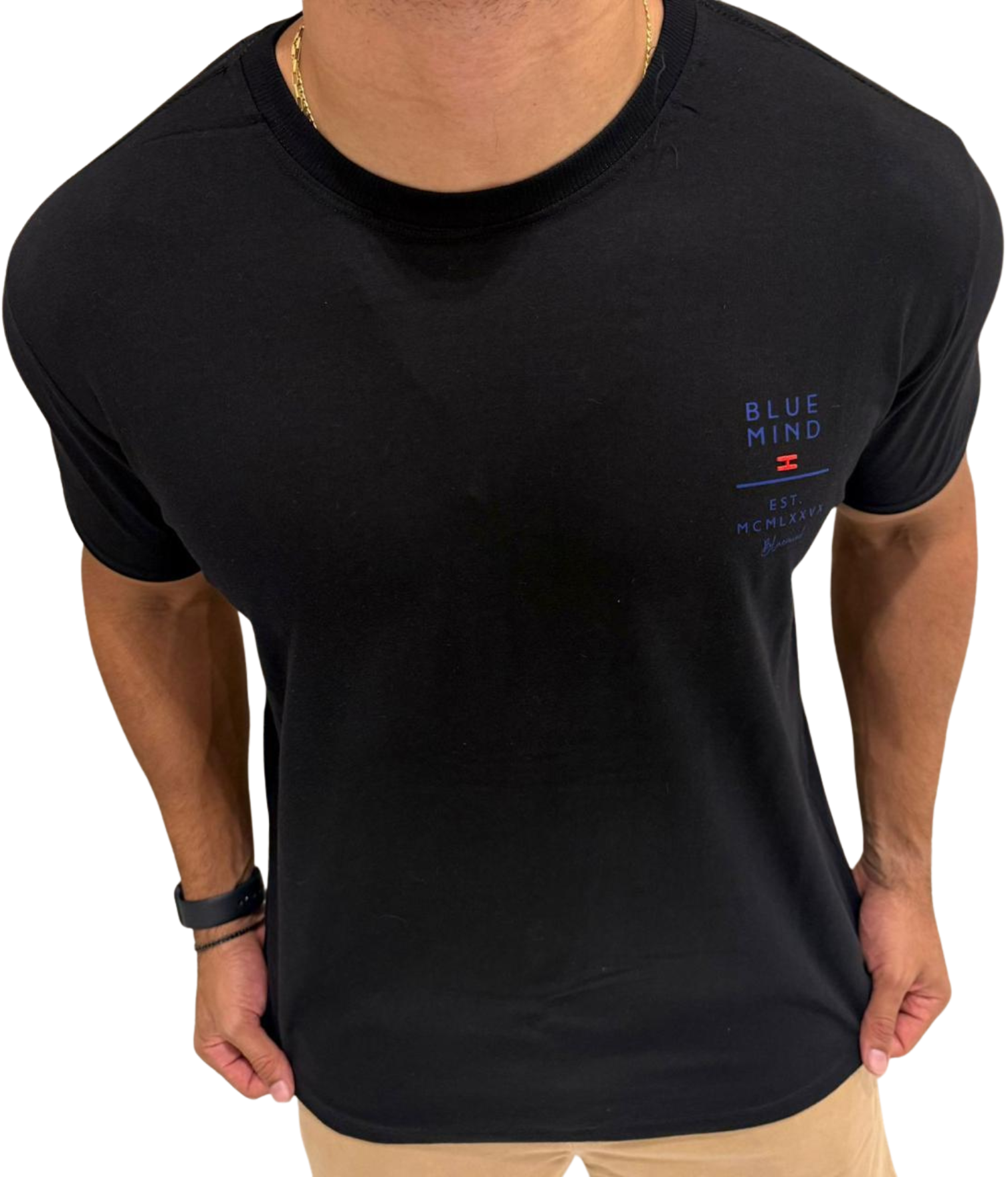 Camisa Blue Mind Black